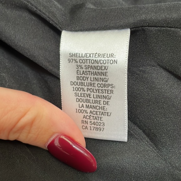 Banana Republic black blazer suit jacket - Picture 3 of 4